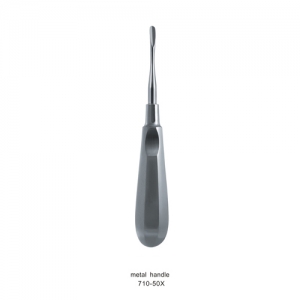 Dental Root Elevators with Metal Handle