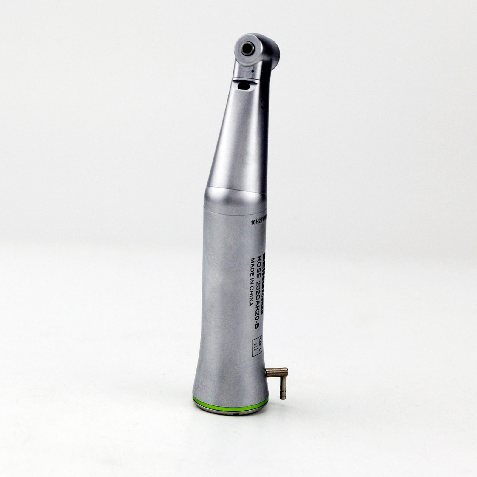 BEING 20:1 Rose 202CAR20-B Dental Fiber Optic LED Push Contra Angle Handpiece